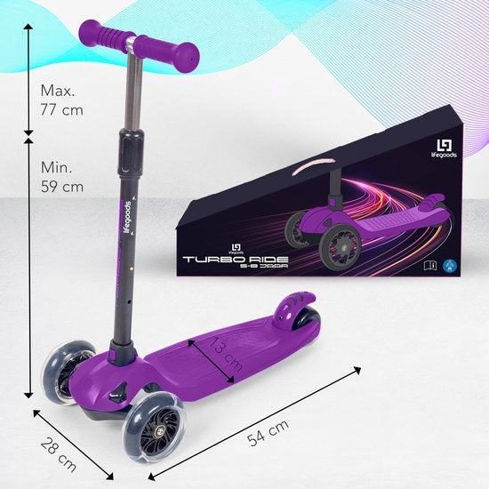 LifeGoods Kinder-Roller 5-8 - Lila