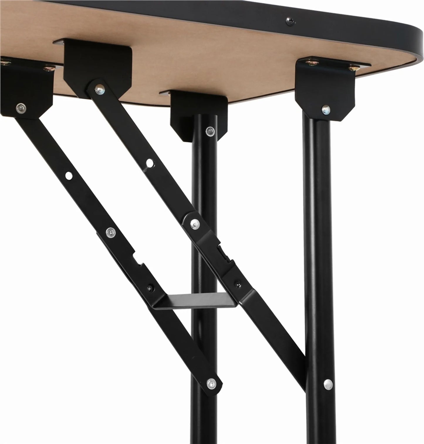 Yaheetech klappbarer Pflegetisch - ausgestattet mit höhenverstellbarem Ständer und abnehmbarem Trageriemen und rutschfester Arbeitsplatte - für Hunde und Katzen - schwarzes Metall und PU-Leder - 80,5 x 46 x 76 cm