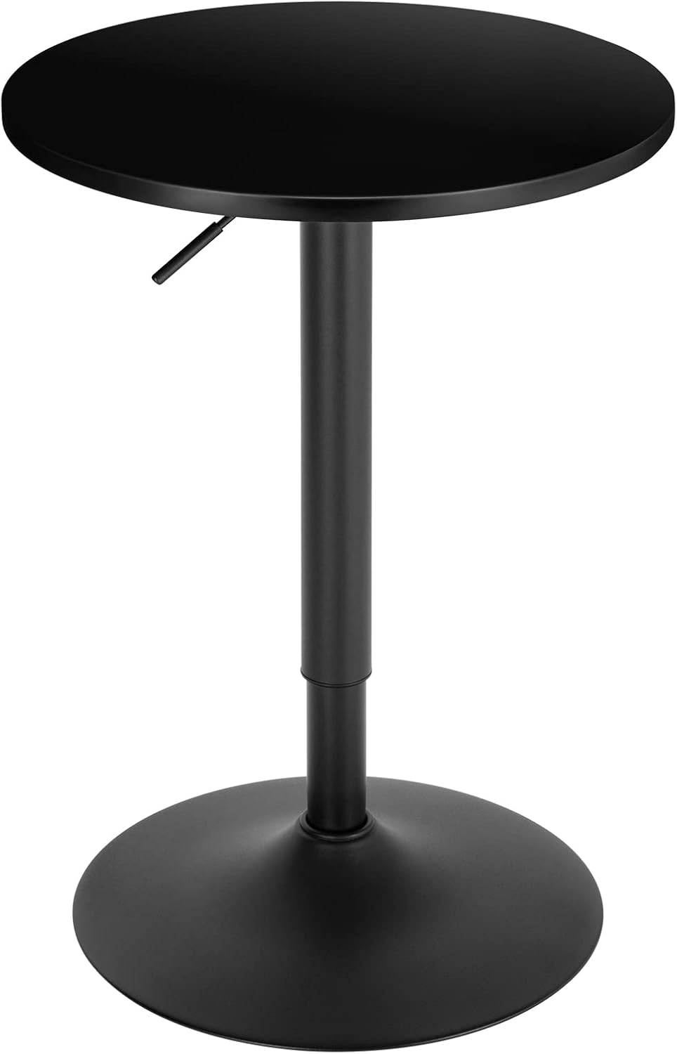 WOLTU Bartisch – Stehtisch – Höhenverstellbar 70–91 cm – Schwarz