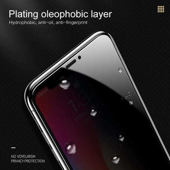 GarpexÂ® Gehärteter Film HD Anti-Fingerprint Glasschutz für iPhone 8/11/12
