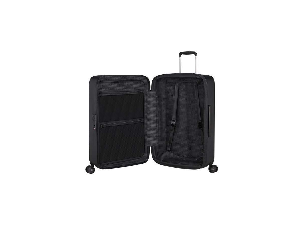 Samsonite Fyrm Spinner – Erweiterbarer Reisekoffer – Maße 67 x 24 cm – Steel Blue