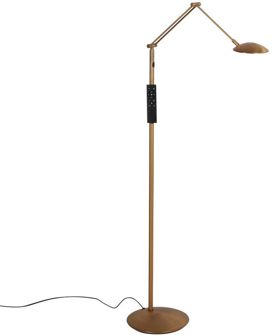 Stehlampe Steinhauer Daphne 2 4601BR – bronzefarbene Leselampe aus Metall und Elektronik, verstellbarer Lichtstrahl, klassischer Stil, ideal für den Innenbereich