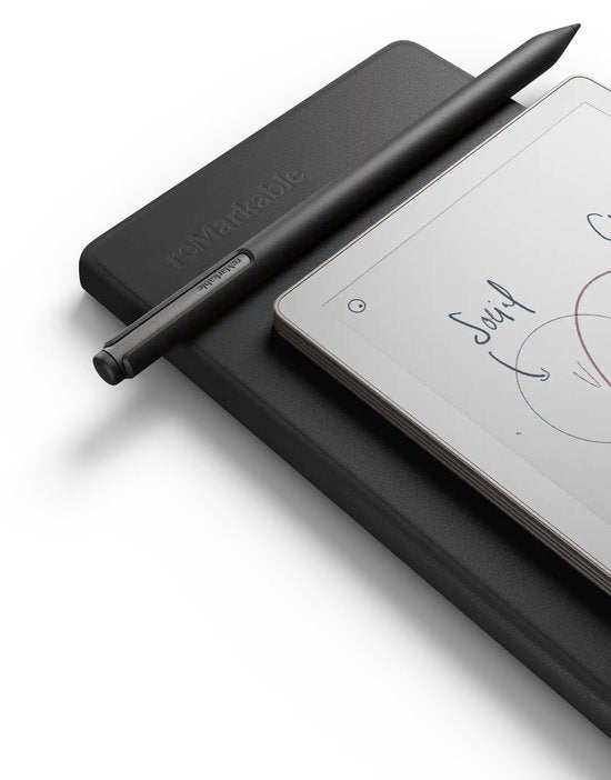 reMarkable Book Folio Premium Leather Black für Paper Pro Move 7,3"