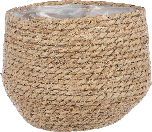 Glimmer Dekorationen Pflanzenkorb - 22 x 22 x 19 cm - Braun