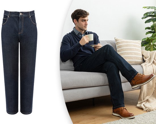 Milanoro - Stylische Jeans für Männer - Hellblau - W34 - L32