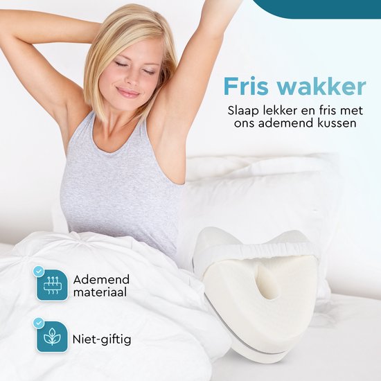 Urban State Orthopädisches Kniekissen - Ergonomisches Beinkissen - Haltungskorrektur - Seitenschläferkissen