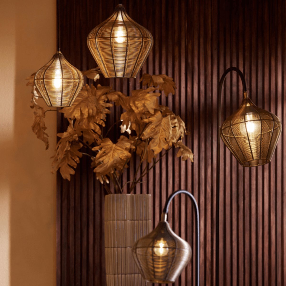 Light & Living Hängeleuchte Alvaro 20 cm - Antike Bronze