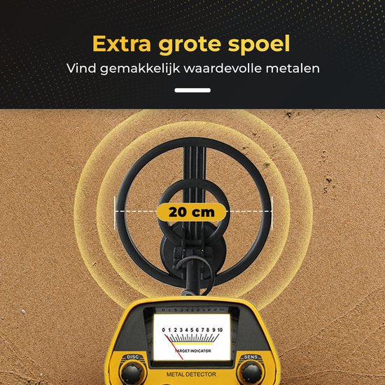 ODESSEY Metalldetektor - mit Pinpointer - Kind - Erwachsener - Profi - Explorer