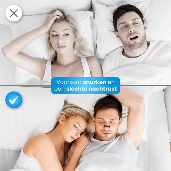 DreamCare Nasenstreifen magnetisch - 30 Paare - Anti-Schnarch - Nasenpflaster