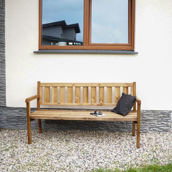 AXI Charlotte Gartenbank aus Holz, 170 cm – Braun