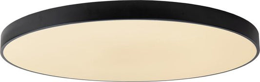 Lucide UNAR – Deckenleuchte – Ø 80 cm – LED 3-Stufen-Dimmer – 1x80 W, 2700 K – Schwarz