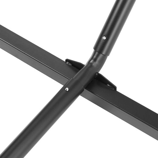 Juskys Hängematte Cata - Hellgrau - inkl. Gestell und Kissen