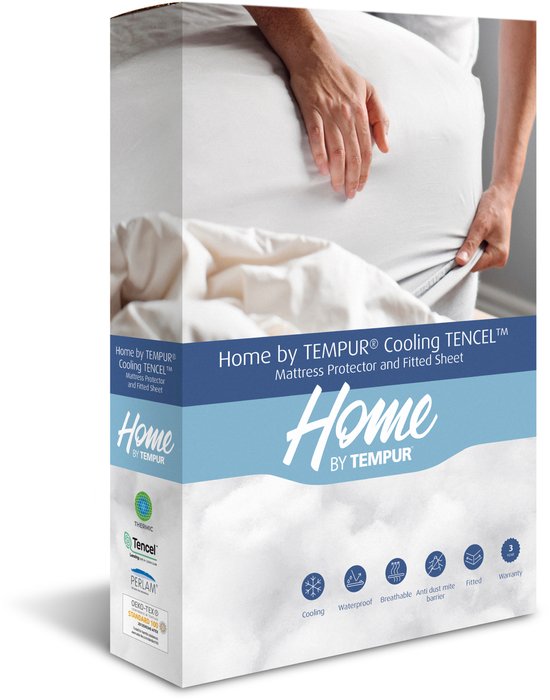 Matratzenschoner - 140 x 210 x 25 cm - Wasserdicht - Kühlend - Anti Hausstaubmilbe - Anti Allergie - Kühlend TENCEL