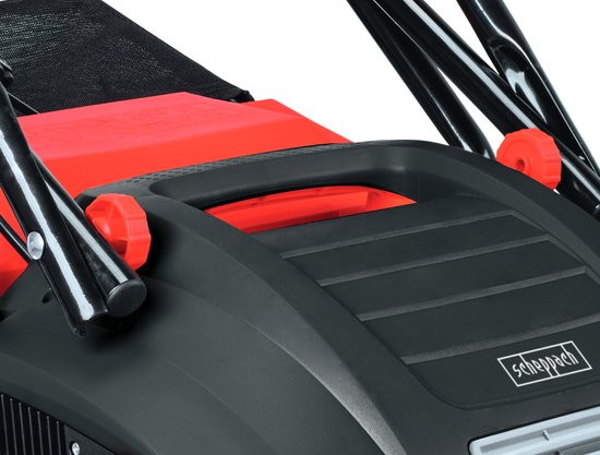 Scheppach Elektrischer Vertikutierer & Belüfter SC32 – 1500 W – 32 cm Arbeitsbreite und bis zu 12 mm Arbeitstiefe – für Rasenflächen bis zu 500 m²