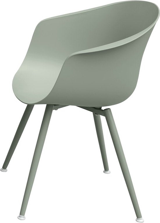 Feel Home - Luxuriöser Schalensitz für den Außenbereich - MOSS Grey - Set aus 2 Teilen