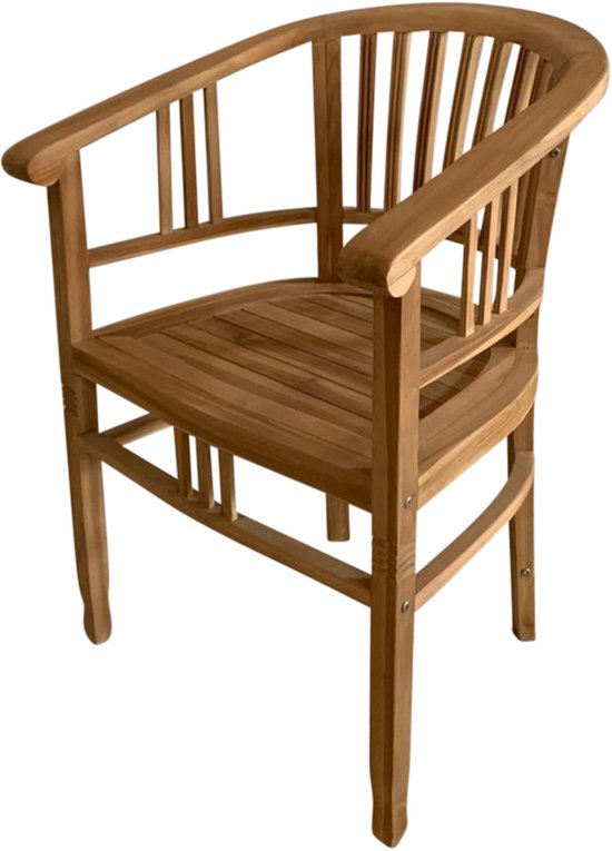 AXI Talia Teak-Gartenstühle – Gartenstühle aus Holz – 2er-Set – 100 % Teakholz – Tragkraft 180 kg – Garten, Terrasse oder Balkon