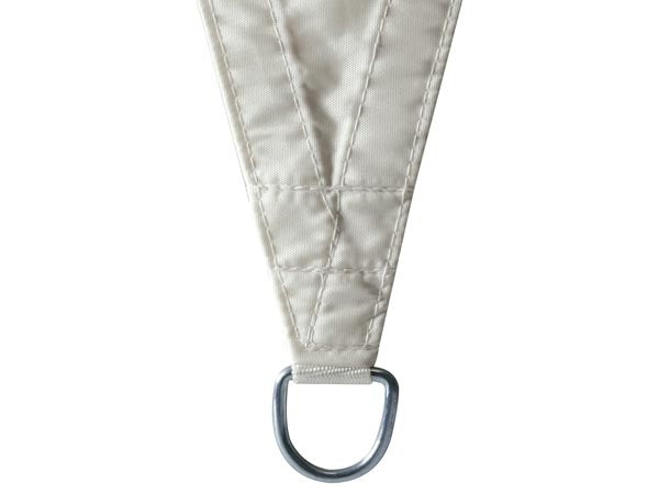 Perel Sonnensegel - Dreieck - 5 X 5 X 5 M - Farbe: Creme