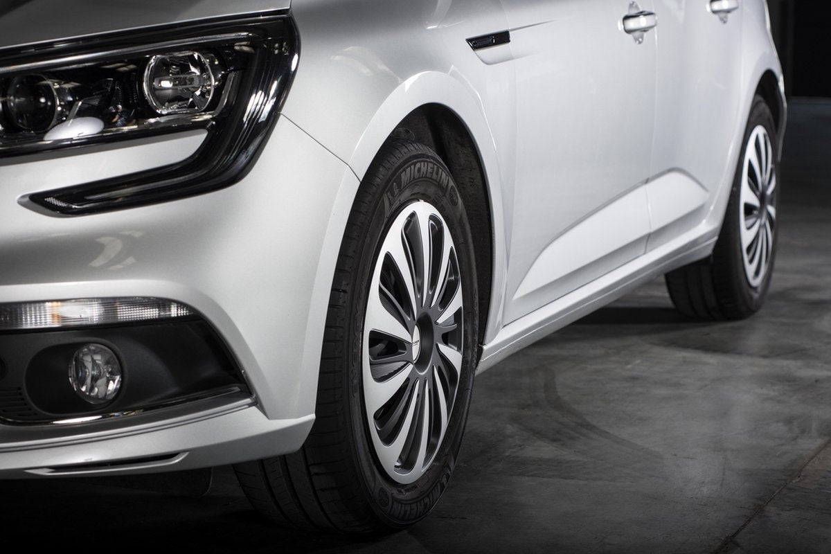 Michelin Radkappen 16-Zoll - silber/schwarz - nvs