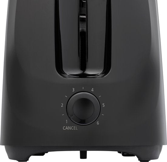 Tomado TBT2000B - Toaster - 2 große Schlitze - 6 Positionen - Schwarz