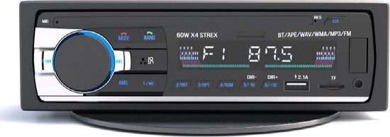 Strex - Autoradio - mit Bluetooth - USB/ SD-Karte und AUX-Anschluss - Freisprecheinrichtung - Schwarz