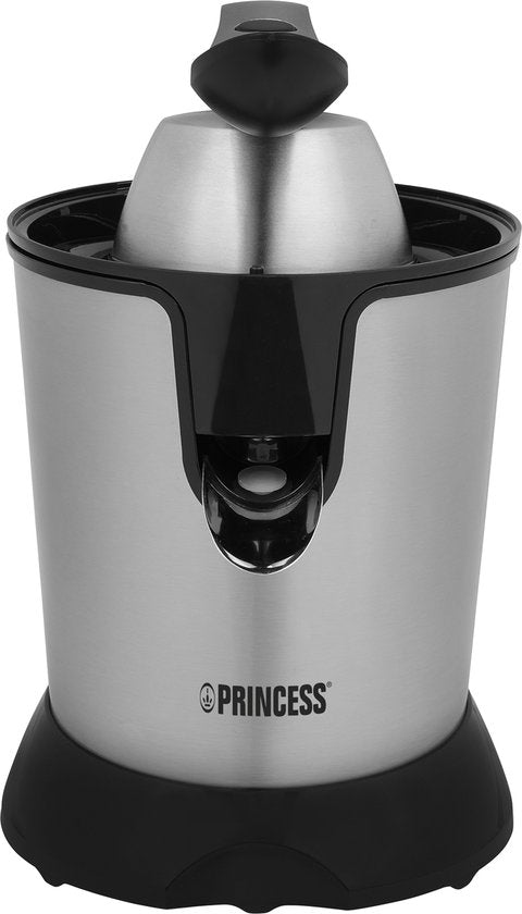 Princess Zitruspresse 201873 – 2 Presskegel – Extrem leistungsstarker Motor – 1000 W – Elektrische Zitruspresse – Presst alle Arten von Zitrusfrüchten