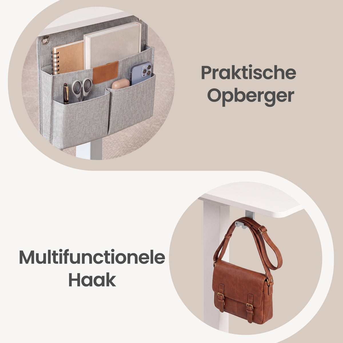 JOYFURNOS Elektrisch höhenverstellbarer Schreibtisch, 180 x 80 cm, stufenlos verstellbar, Speicherfunktion für 4 Höhen, wolkenweiß