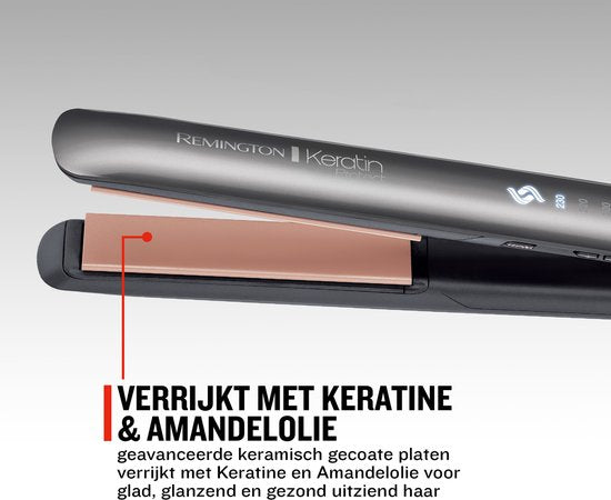 Remington S8598 Keratin Protect Intelligent Glätteisen – Keratin & Mandelöl