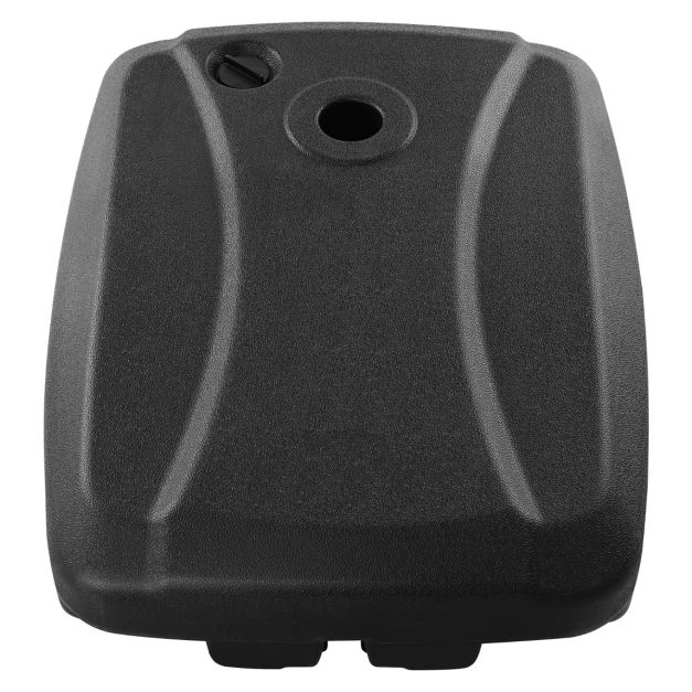 Coast Round Umbrella Stand Portable Umbrella Base für Patio bis zu 95 kg Schwarz
