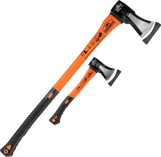 Hackbeil 3kg und Axt 37cm mit Faserstiel - 2er Set