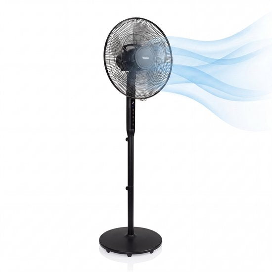 Tristar 3-in-1-Stativventilator – 40 cm – mit Fernbedienung – 9 Geschwindigkeitsstufen – 3 Windmodi mit Schlafmodus und Timer – oszillierend – VE-5796