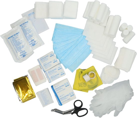 Carpoint Erste-Hilfe-Koffer, 166-teilig – DIN 13169 – Für betriebliche Ersthelfer – 2 Hauptfächer und kleinere Fächer – 33 x 25 x 13 cm