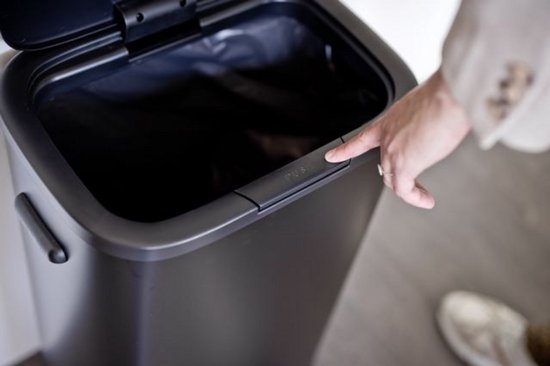 Nexxt Tretmülleimer 60 l – Push-Mülleimer
