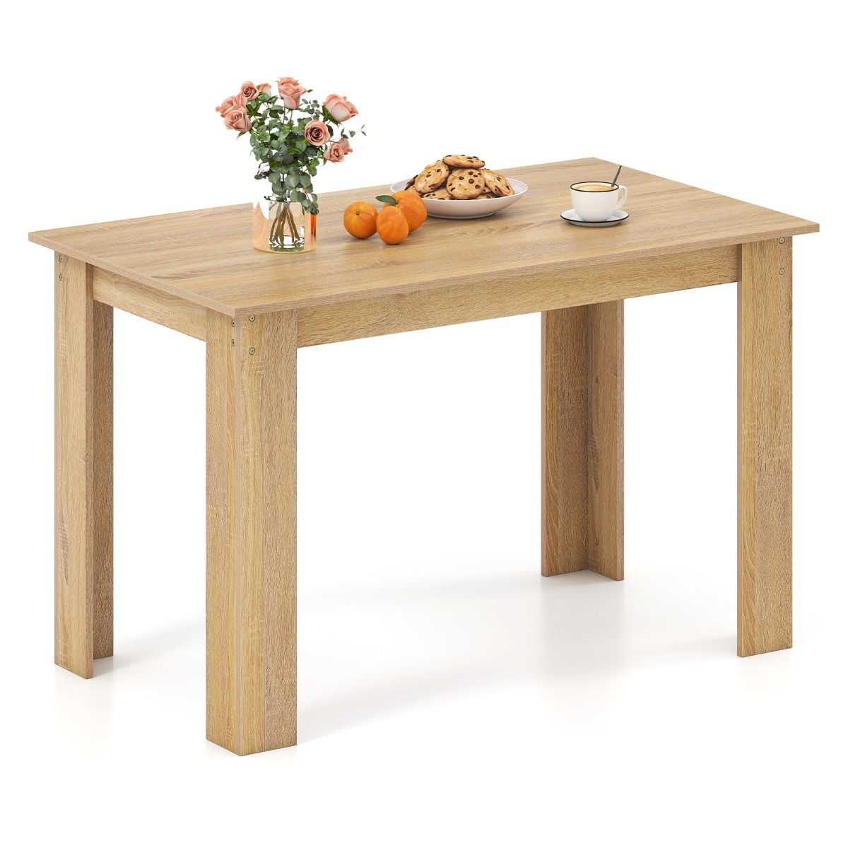 Coast Esstisch – rechteckig – 4 bis 6 Personen – Holz – natur – 120 x 70 x 75 cm