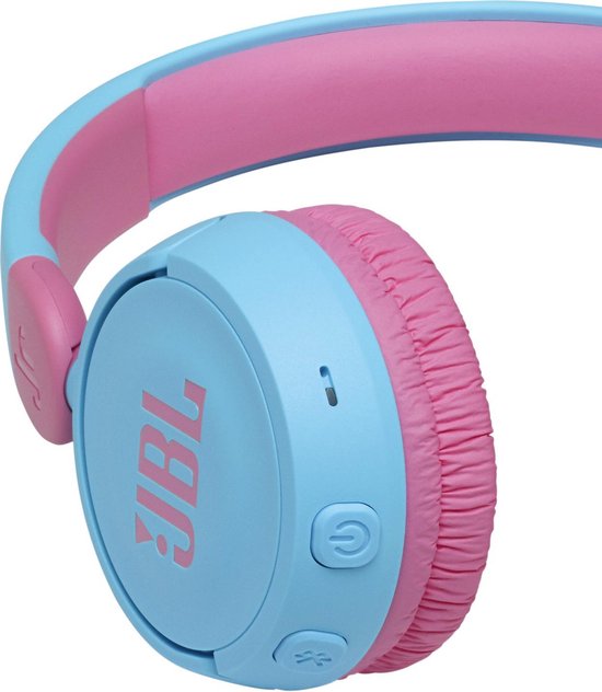 JBL JR310BT Kids – Kabellose On-Ear-Kopfhörer – Blau/Rosa