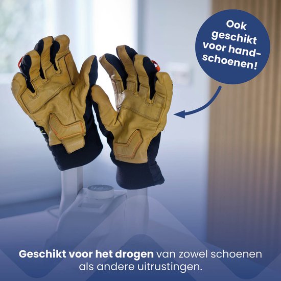 Nexxt Kompakter elektrischer Schuhtrockner – Schuhauffrischer – Shoe Dryer – Tötet Bakterien ab und beugt Gerüchen vor – Max. 42 °C – 150 W