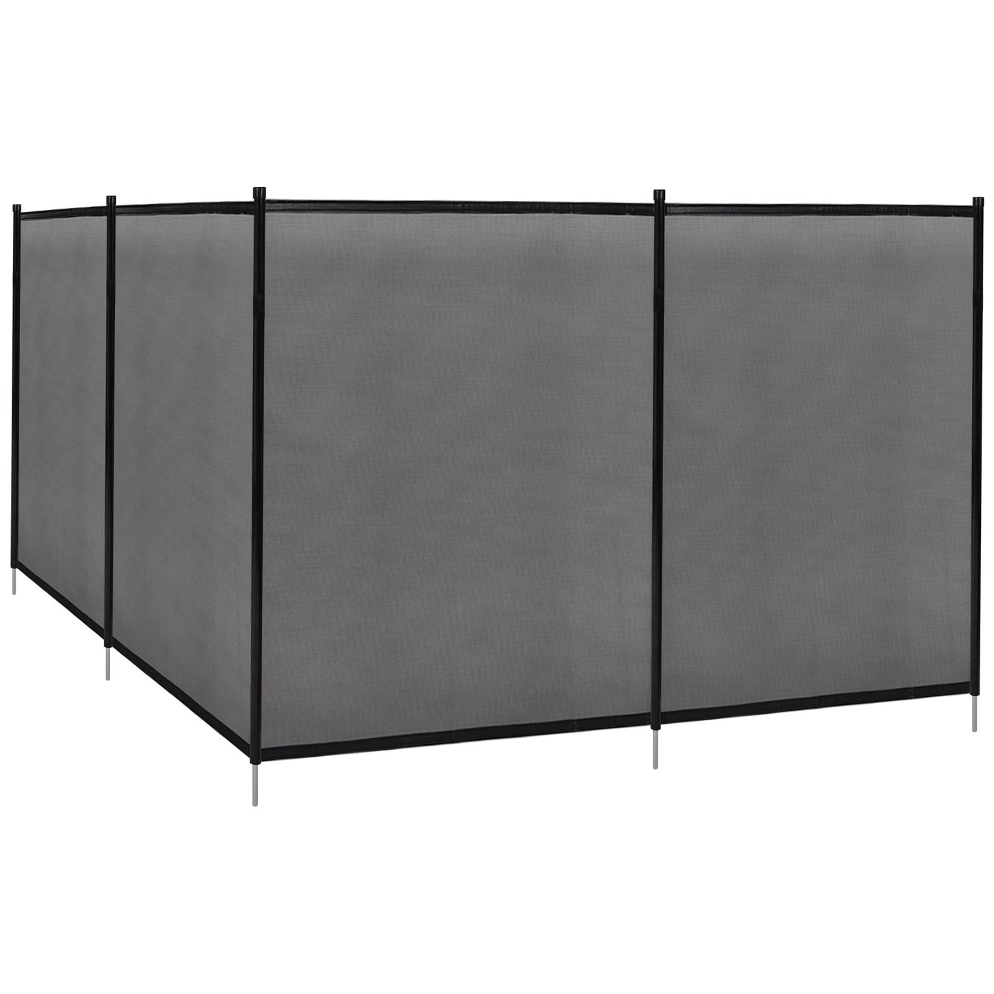 Coast Garden Fence - Poolzaun - 360 x 125 cm - Schwarz