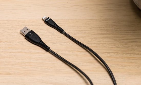 Philips Ladegerät USB DLC5204V/00 - 120 cm - Lightning - Apple - Schwarz