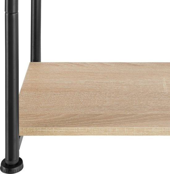 tectake - Beistelltisch Memphis - industriell - 34x30x59cm - hellbraun - 404669