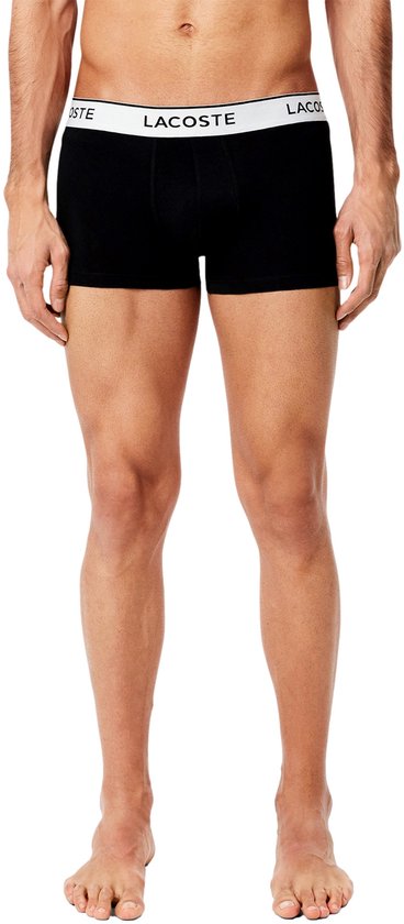 Lacoste Herren 3P-Boxershorts, schwarz - Größe M