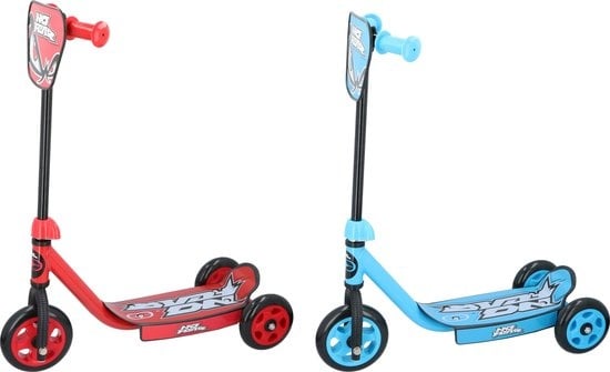 No Fear Kids Scooter - 3 Räder - 3+ - Max 20 Kilo - Blau oder Rot