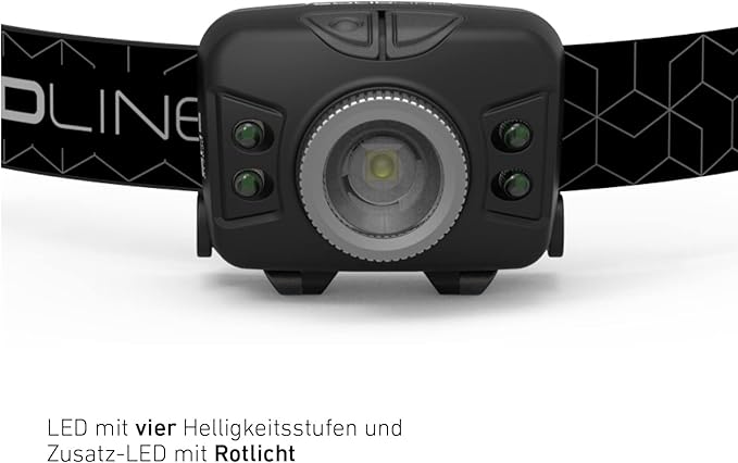 Solidline Stirnlampe von Ledlenser GMT Outdoor SH5 Schwarz