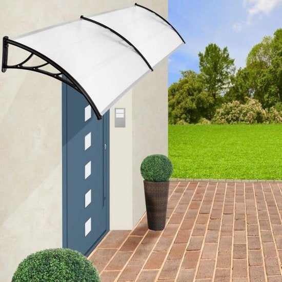 tectake - Türvordach - Schutztürvordach - Polycarbonat - 300 cm breit - 401267