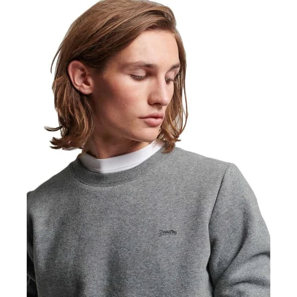 Superdry Vintage Logo Herren-Sweatshirt – grau – Größe S