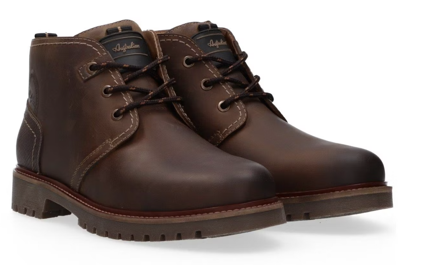Australian Footwear Sydney Stiefel Herren - Dunkelbraun - Größe 44