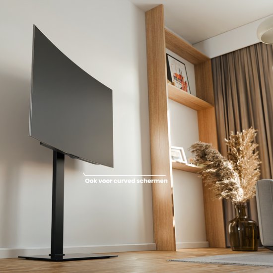 Auronic TV Ständer - Höhenverstellbar - Schwenkbar - Neigbar - 32 bis 70 Zoll - Schwarz