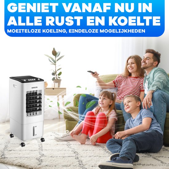 Breeze Air Cooler für das Schlafzimmer - Mobiler Luftkühler ohne Ablassschlauch
