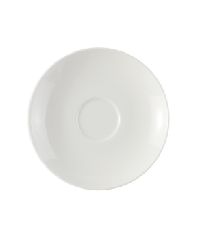 Villeroy & Boch vivo Kaffeeuntertassen - 6er-Set - Premium Porzellan - 14,7 x 14,7 x 1,9 cm - Weiß