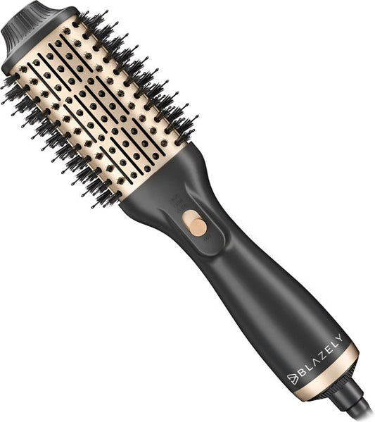 Blazely 4-in-1 Haartrocknerbürste rund - Keramik-Magic-Bürste - Lang/Kurz/Style/Locken - 1200W - Airstyler