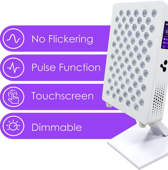 Panacea Rotlichttherapie-Panel – ATP Pro 350 – 31 x 19 x 4,5 cm – 350 W