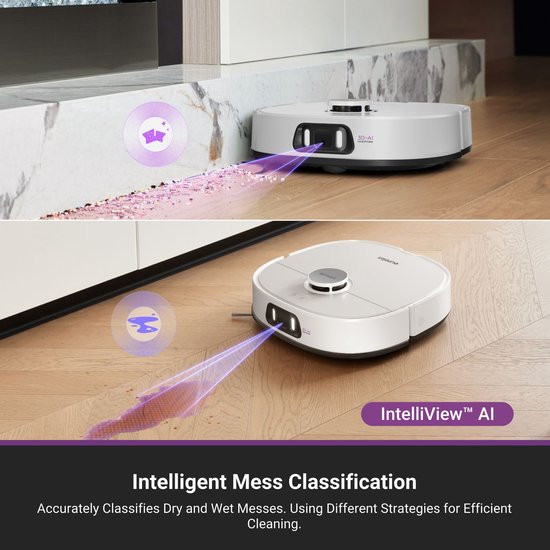 Eureka – J15 Pro Ultra white – Staubsaugerroboter mit Wischfunktion – selbstreinigende Ladestation